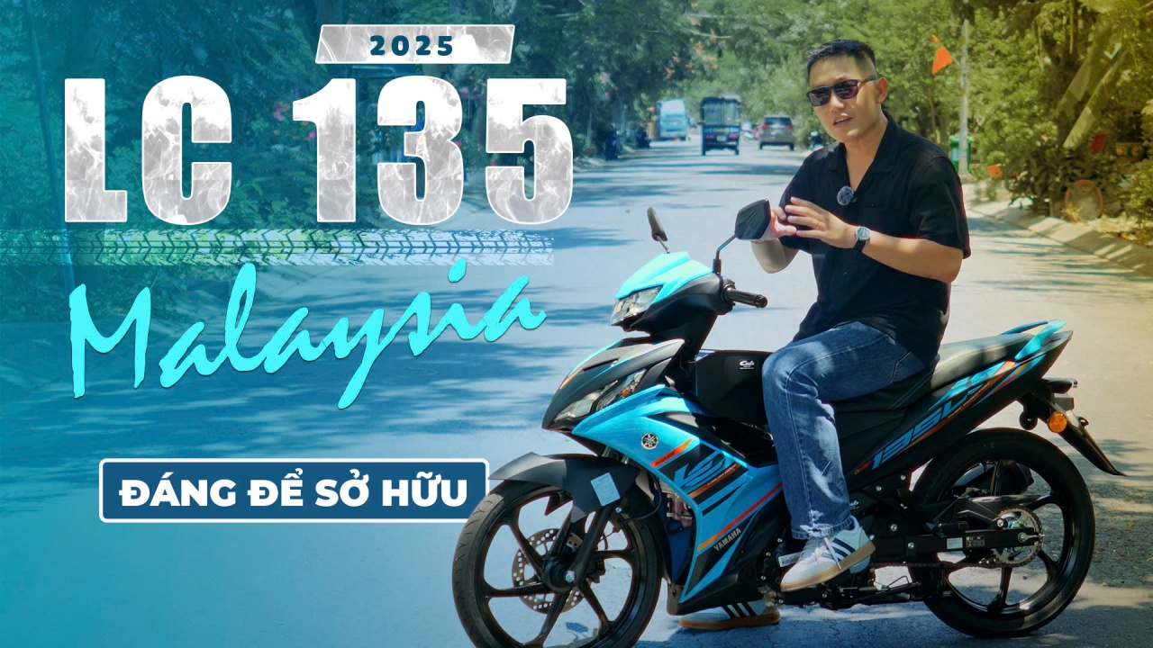 135LC Fi 2025 “xe chơi” 1 càn, xe số chạy linh hoạt nhất tại Việt Nam