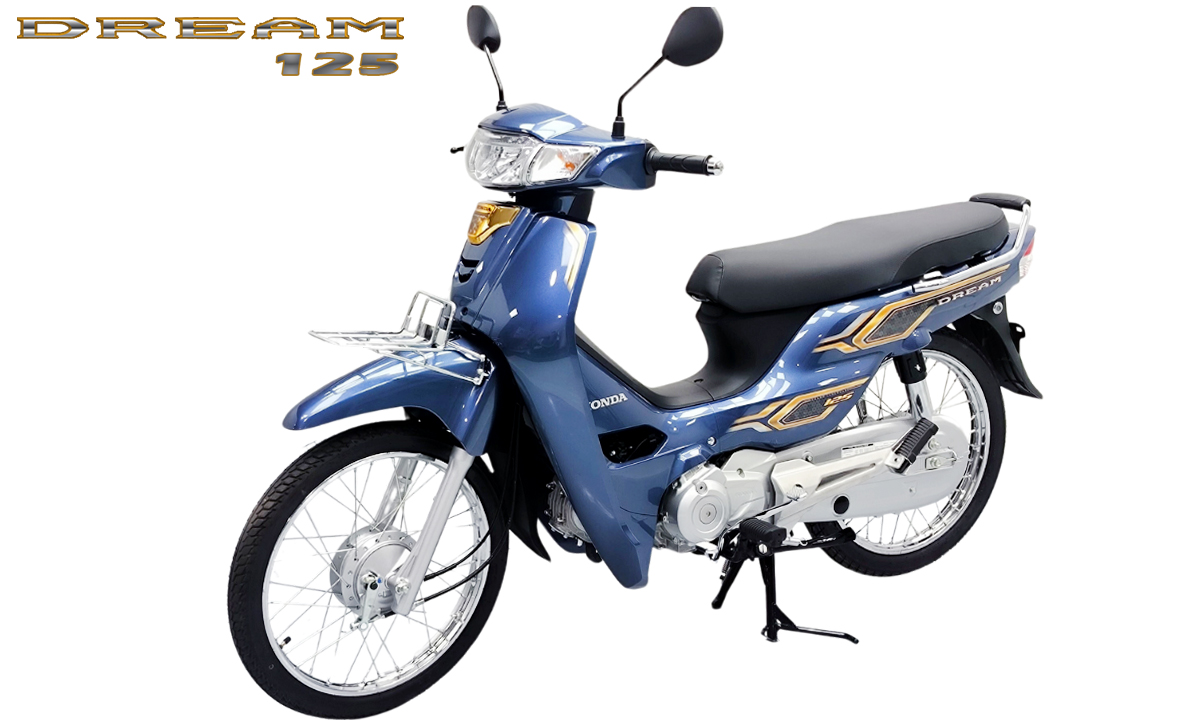 Dream 125 màu xanh đá