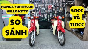 Honda Super Cub Hello Kitty 50cc & 110cc: Bộ đôi xe Nhật đặc biệt