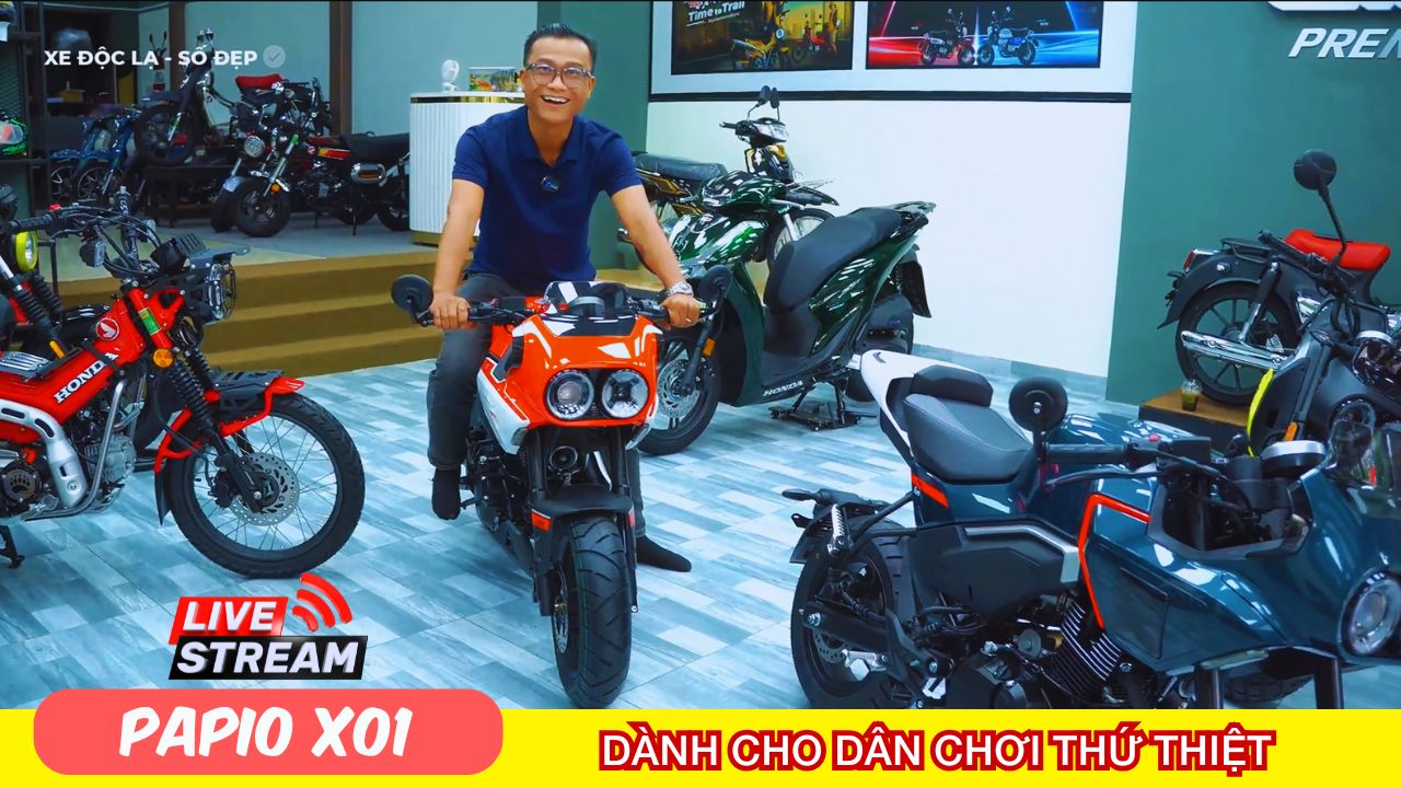 CFMOTO Papio X01 & X02 – về Việt Nam để chiều lòng anh em chơi xe. Có xe giao liền nhé anh em