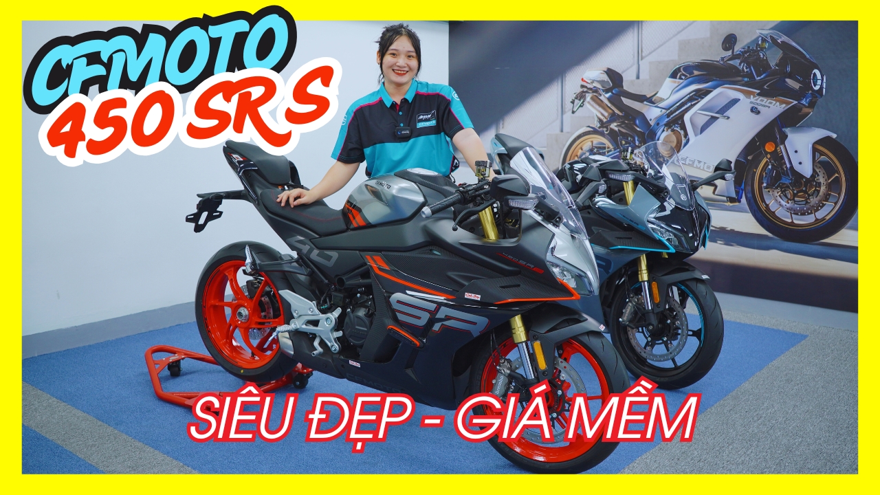 CFMoto 450SR S – sportbike mới siêu đẹp về Cub Shop