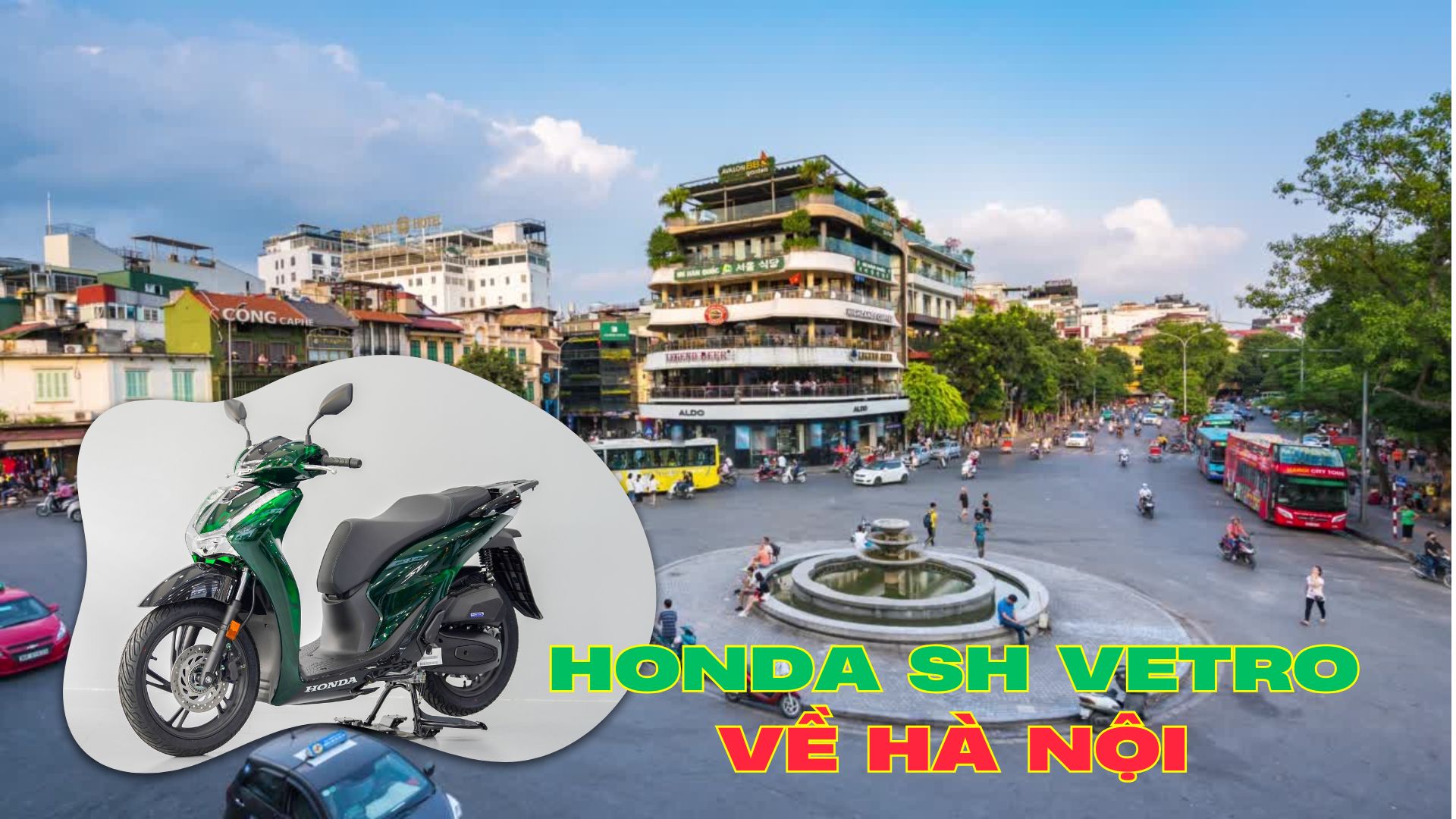 Giao xe Honda Sh150i nhập Ý bản đặc biệt: Màu Xanh Vetro về Thủ Đô Hà Nội