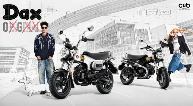 Honda Dax OG White và OG Black (1)