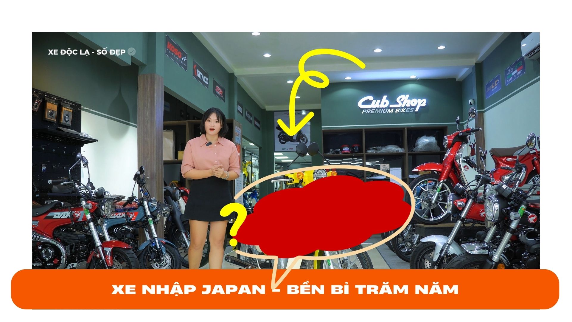 Honda Super Cub 50 – Xe máy nhập Nhật hoàn hảo cho người cao 1m55 | XE ĐỘC LẠ – SỐ ĐẸP