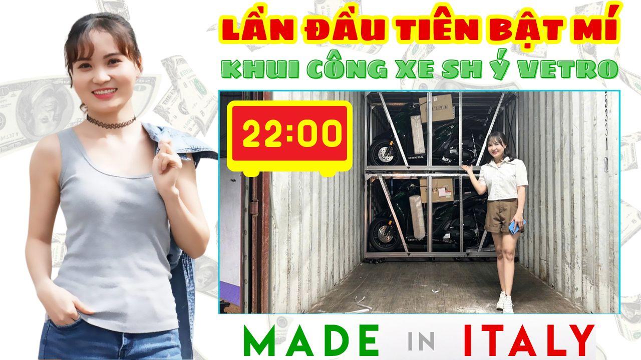 Khui công xe Honda SH Ý Vetro nhập Châu Âu tại Cub Shop