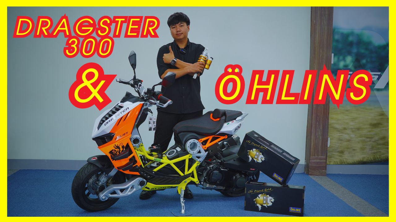 Italjet Dragster 300 được nâng cấp phuộc Öhlins – và anh em sẽ thích