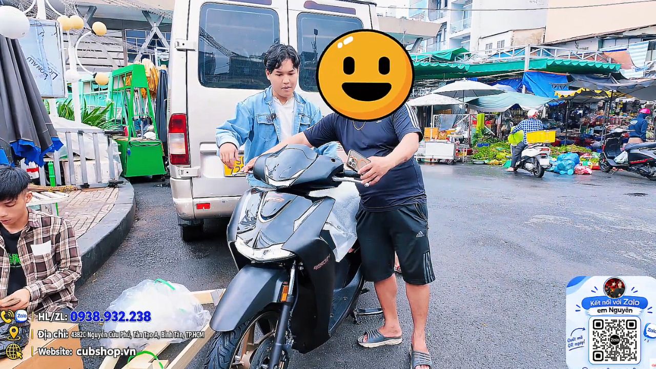 Bán Honda SH150i Italy 2026 cho anh chủ tiệm rau giữa chợ Nguyễn Tri Phương
