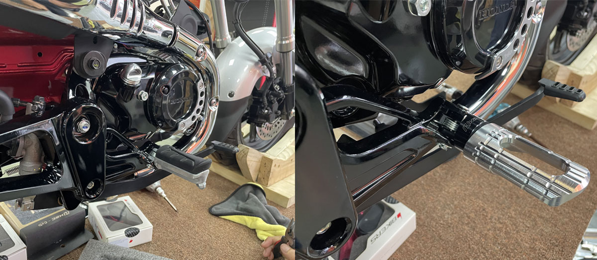 gac-chan-truoc-h2c-nhap-thai-chinh-hang508c Gác chân trước H2C chính hãng Thái Lan – Honda Dax