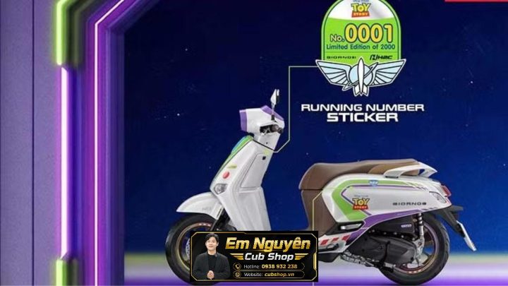 Honda Giorno+ Buzz Lightyear Limited Edition – 2.000 chiếc, một dấu ấn sưu tầm