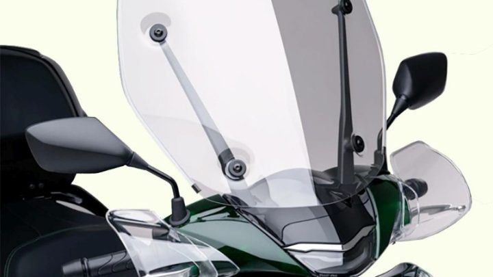 Kính Chắn Gió Xe SH Vetro Ý – Sh150i /Sh125i Vetro