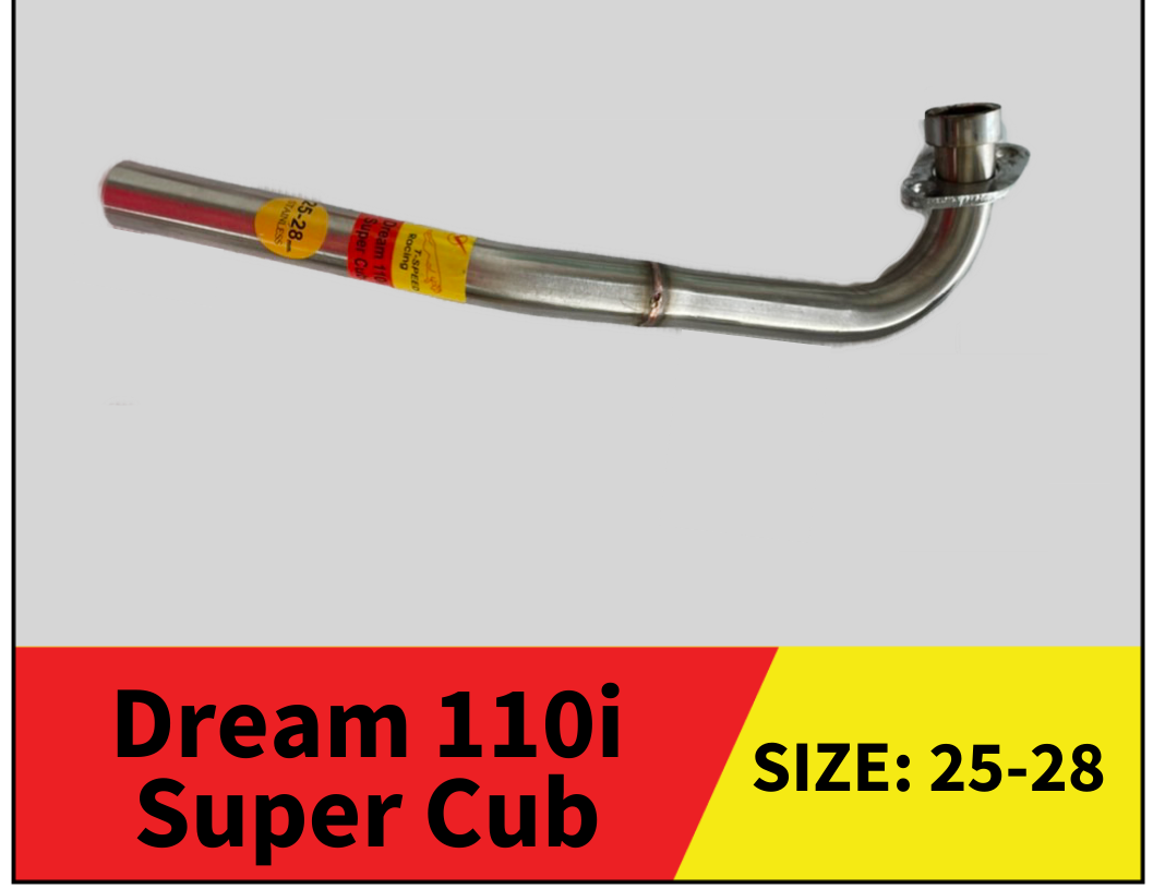 ky Cổ pô xe Honda Dream Thái, Honda Super Cub nhiều size