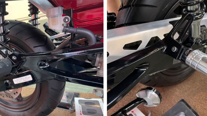 Gác chân sau H2C chính hãng Thái Lan – Xe Honda Dax 125