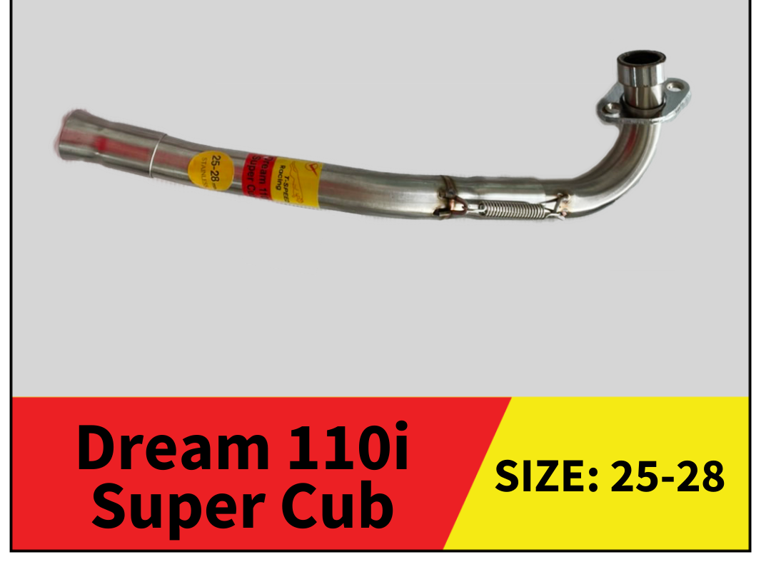 ze Cổ pô xe Honda Dream Thái, Honda Super Cub nhiều size