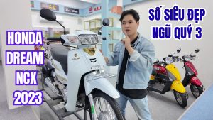 Honda Dream Thái NCX 2023 màu trắng số đẹp 33333