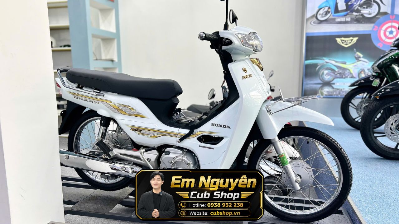 Honda Dream Thái NCX 2023 màu trắng số đẹp 33333