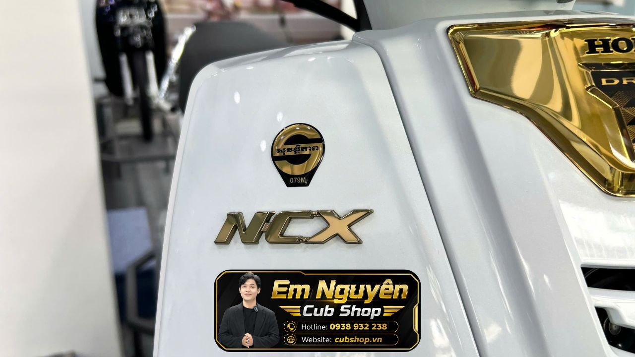 Honda Dream Thái NCX 2023 màu trắng số đẹp 33333