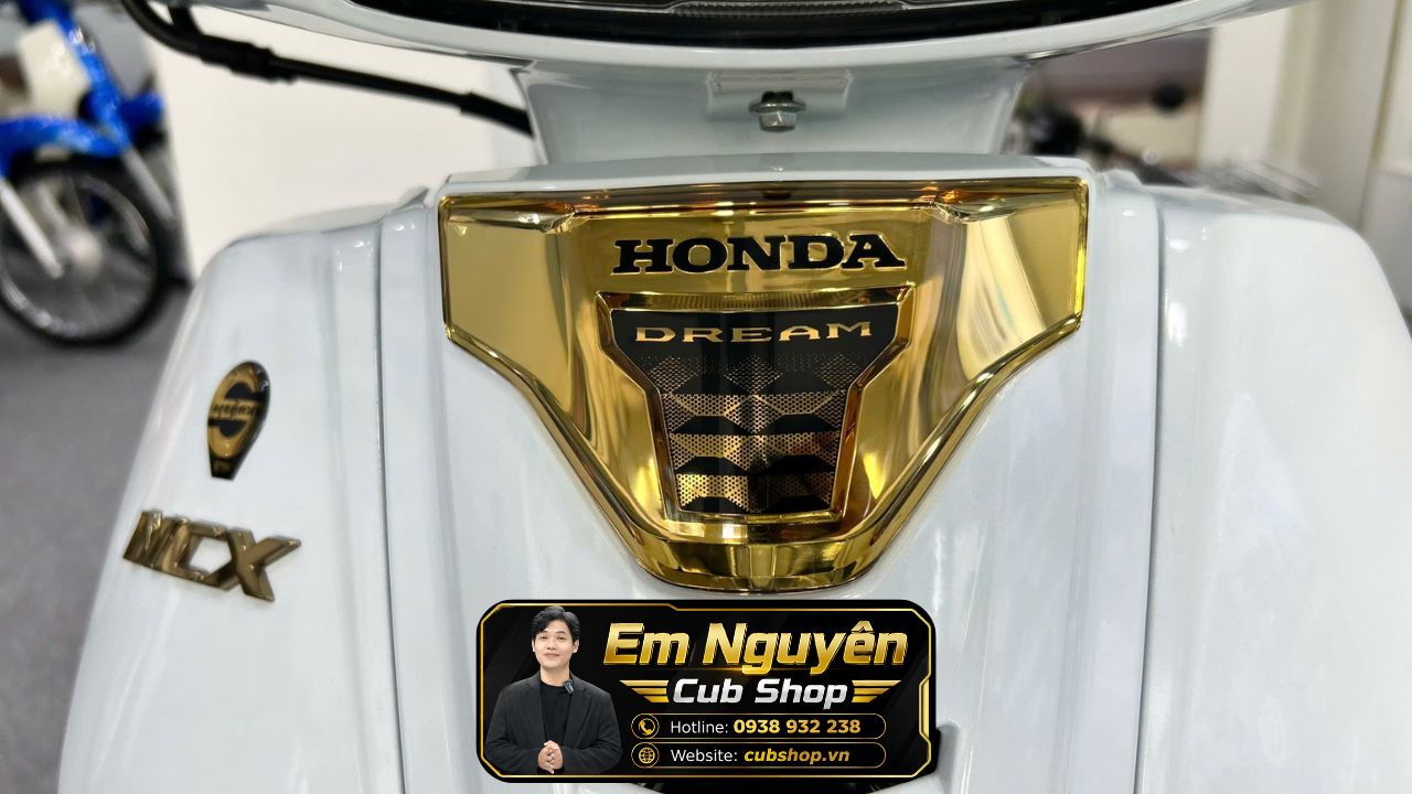 Honda Dream Thái NCX 2023 màu trắng số đẹp 33333