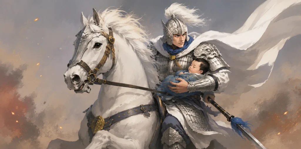 Zhao Yun Rescues A'Dou at Dangyang