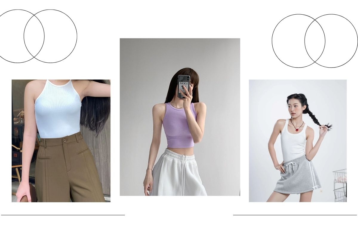 những mẫu áo tank top phổ biến