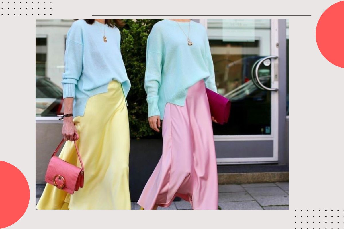 sự kết hợp giữa những tone màu pastel