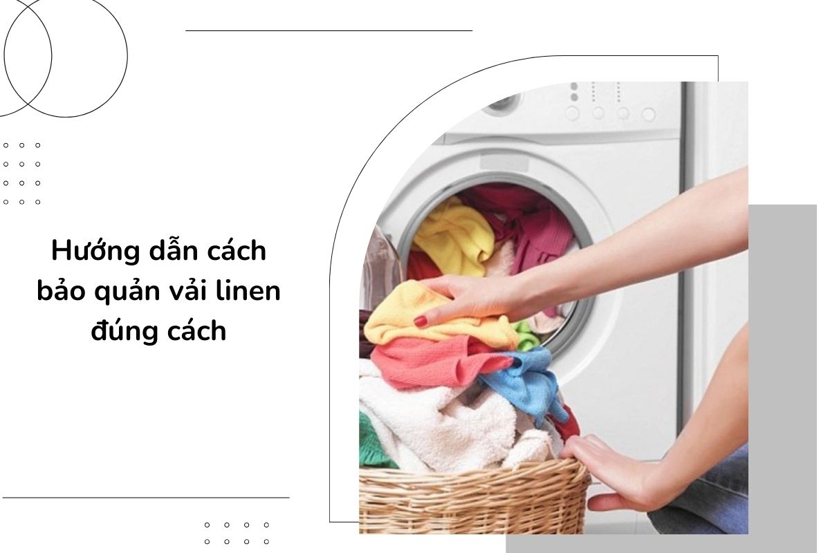 hướng dẫn cách bảo quản vải linen