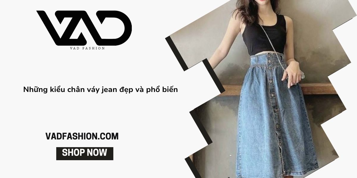 Chân váy jean dài: Cách phối đồ trẻ trung, sành điệu, cá tính