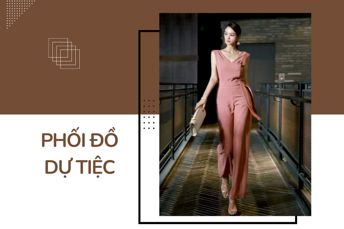Khi tham gia các buổi tiệc, bạn nên chọn jumpsuit với thiết kế tinh tế và chất liệu cao cấp như lụa hoặc satin