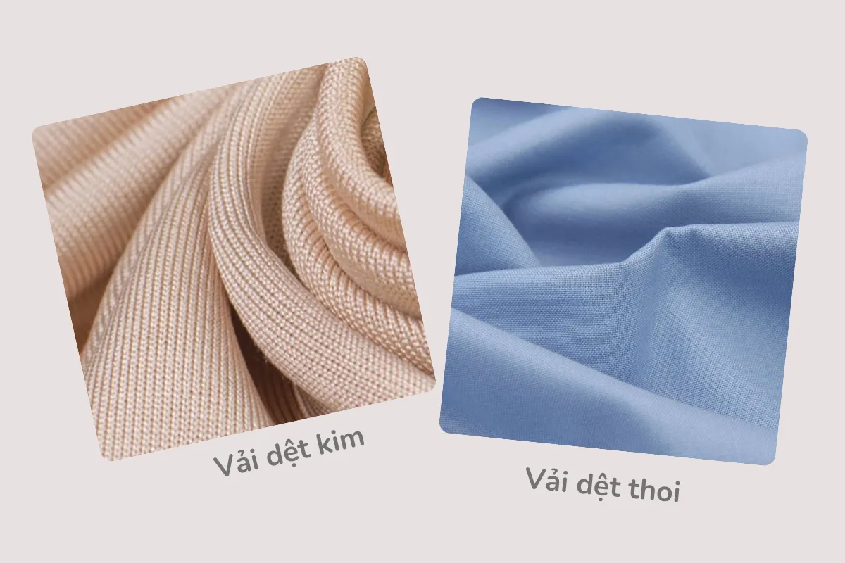 Vải dệt thoi có kết cấu chặt chẽ và có độ xốp nhất định