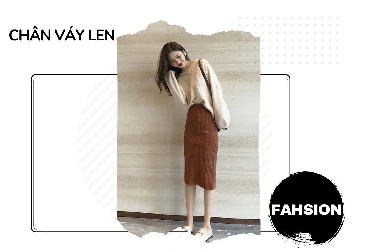 Dù bạn thuộc style nào thì cũng nên có một chiếc chân váy len trong tủ đồ của mình