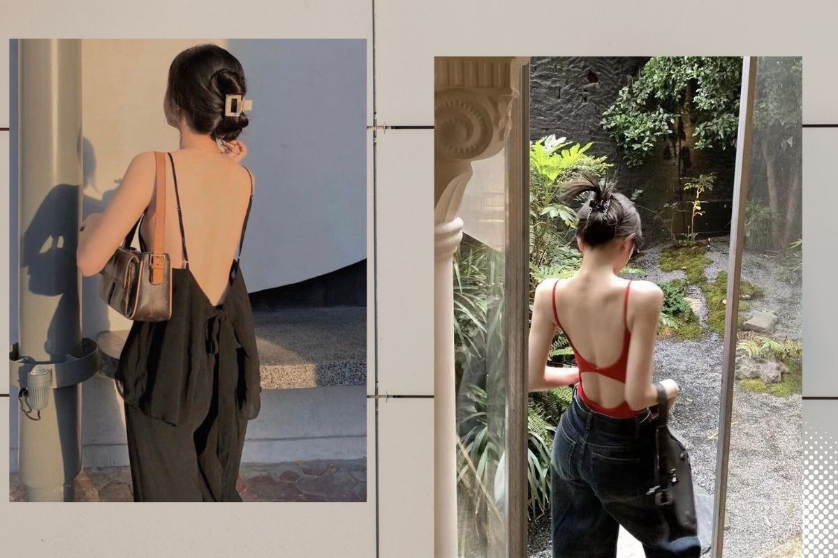 Áo hai dây hở lưng