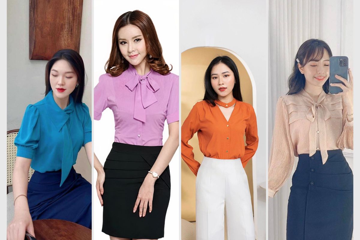 làm sao lựa chọn mẫu áo kiểu công sở phù hợp