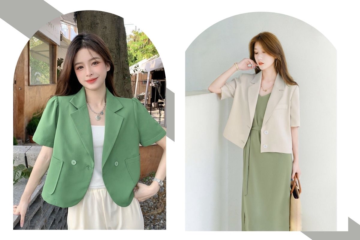 Áo vest nữ tay ngắn Hàn Quốc