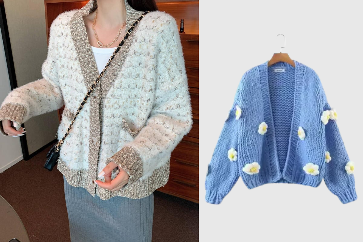 Cardigan đan len thanh lịch và đa năng