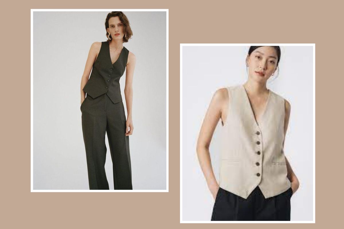 Mẫu áo vest gile cá tính