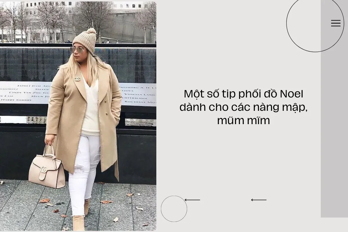 Một số tip phối đồ Noel dành cho các nàng mập, mũm mĩm
