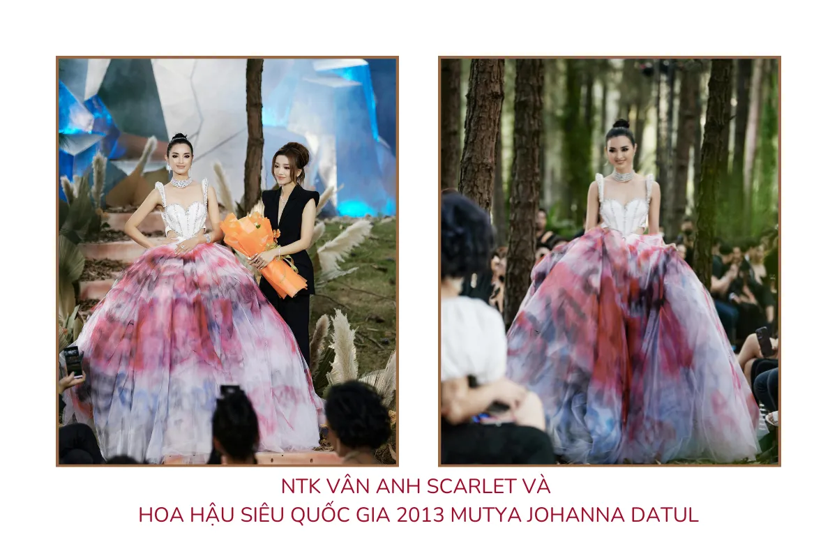 NTK Vân Anh Scarlet và Hoa hậu Siêu quốc gia 2013 Mutya Johanna Datul