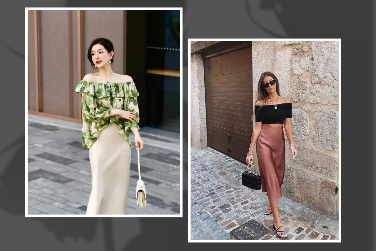 Phối gì cùng chân váy lụa