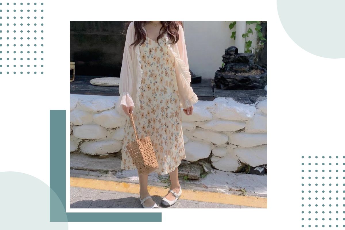 dịu dàng cùng đầm hai dây