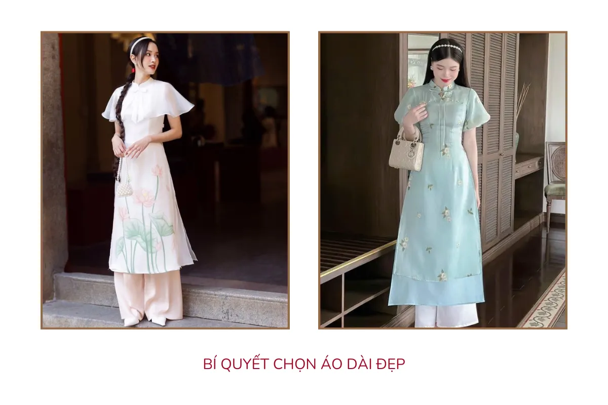 Bí quyết chọn áo dài đẹp