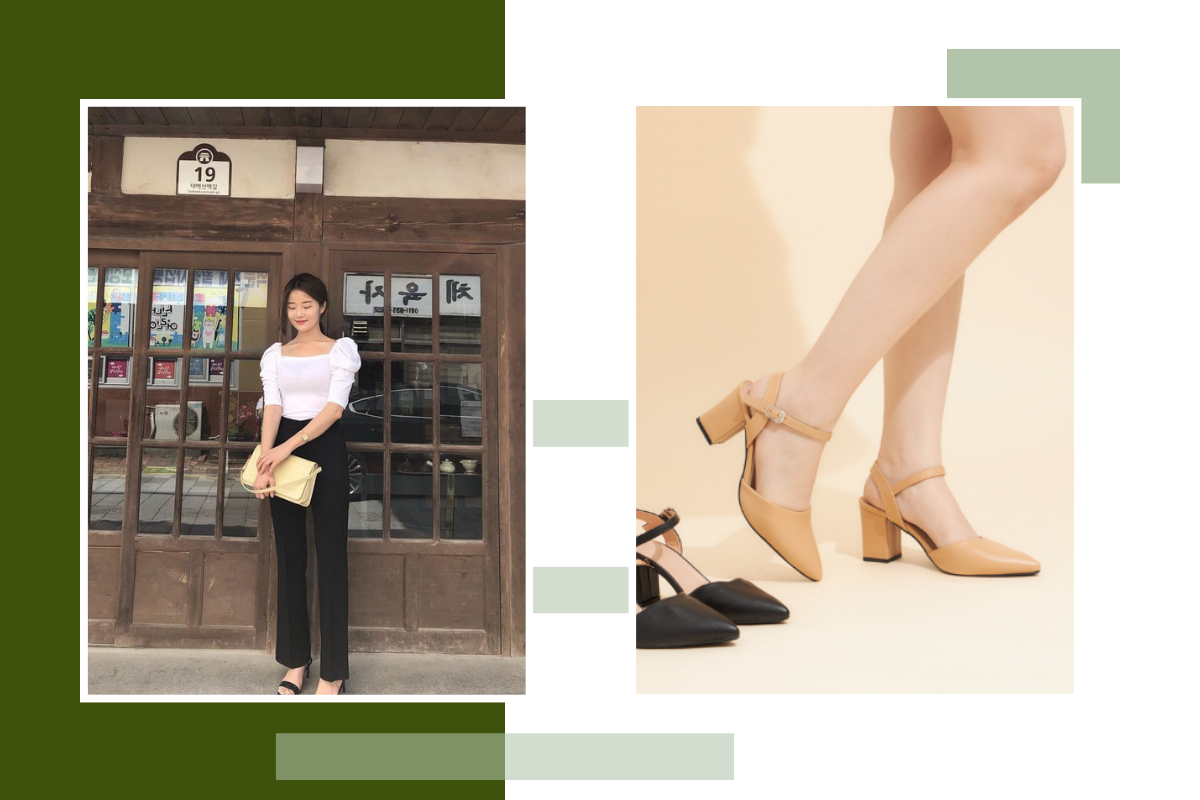 Kiểu giày cao gót này là một trong những lựa chọn lý tưởng cho chị em văn phòng