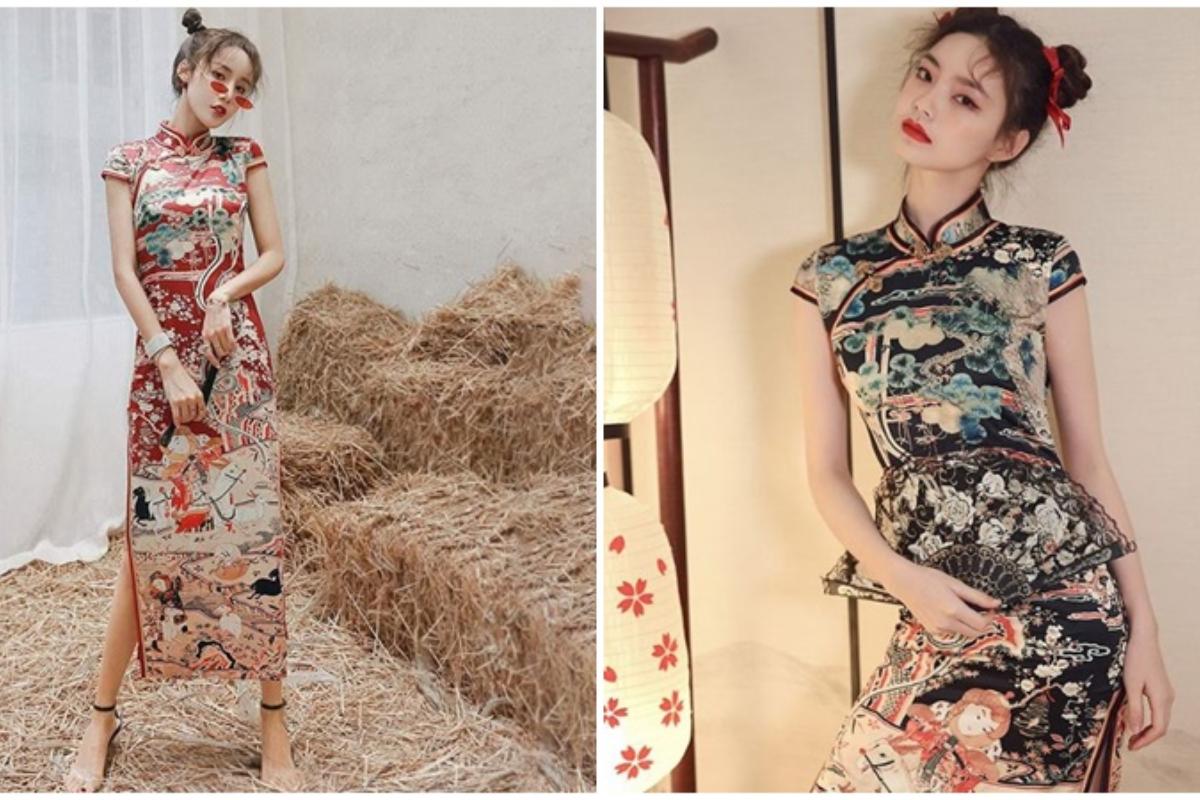 Sườn xám body giúp tôn lên 3 vòng hiệu quả