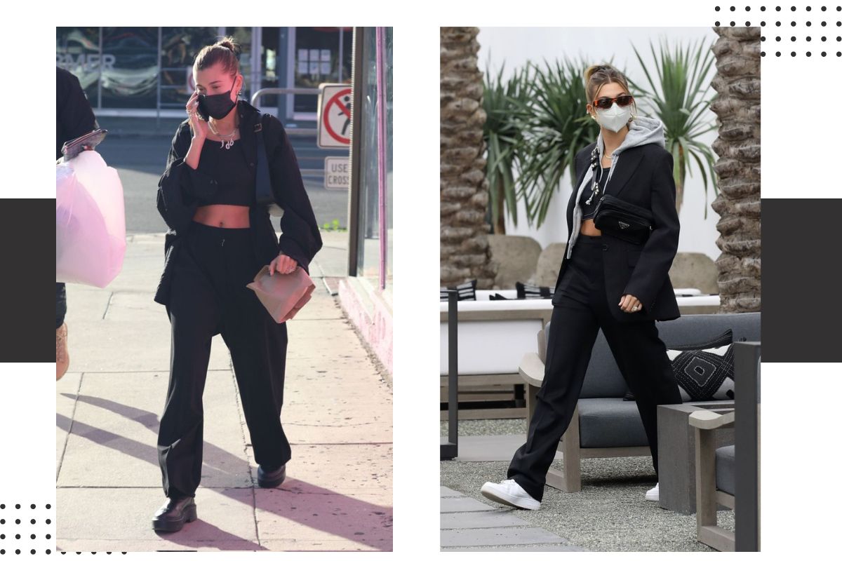thời trang hằng ngày của nàng Hailey Bieber