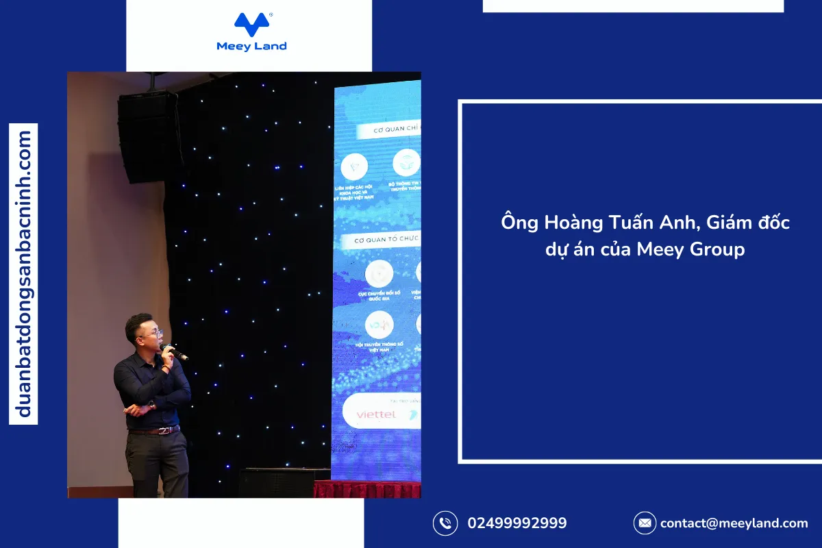 Giám đốc dự án Meey Group Hoàng Tuấn Anh