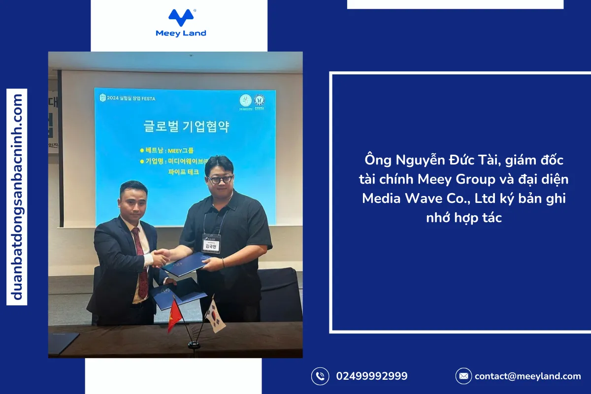 Meey Group mở rộng hợp tác chiến lược với hai tập đoàn công nghệ và bất động sản Hàn Quốc