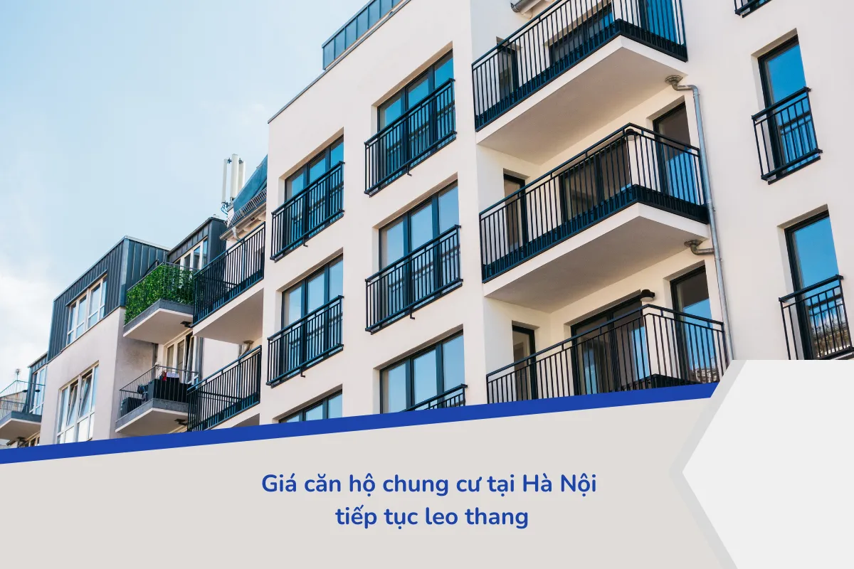 Giá căn hộ chung cư tại Hà Nội tiếp tục leo thang