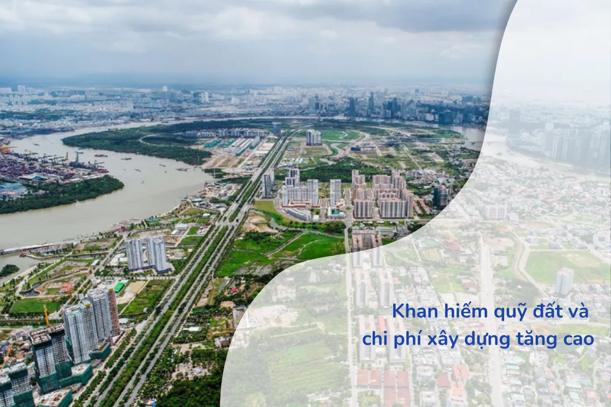 Khan hiếm quỹ đất và chi phí xây dựng tăng cao