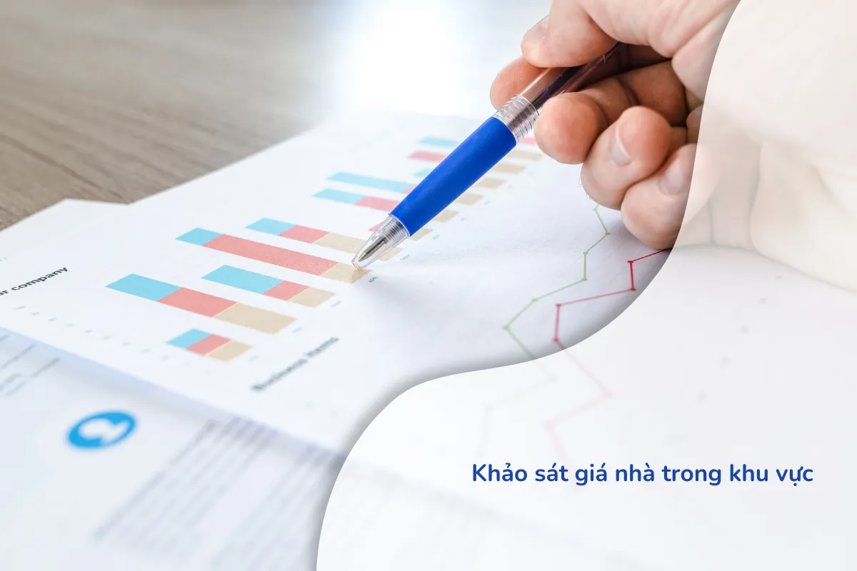 Khảo sát giá nhà trong khu vực