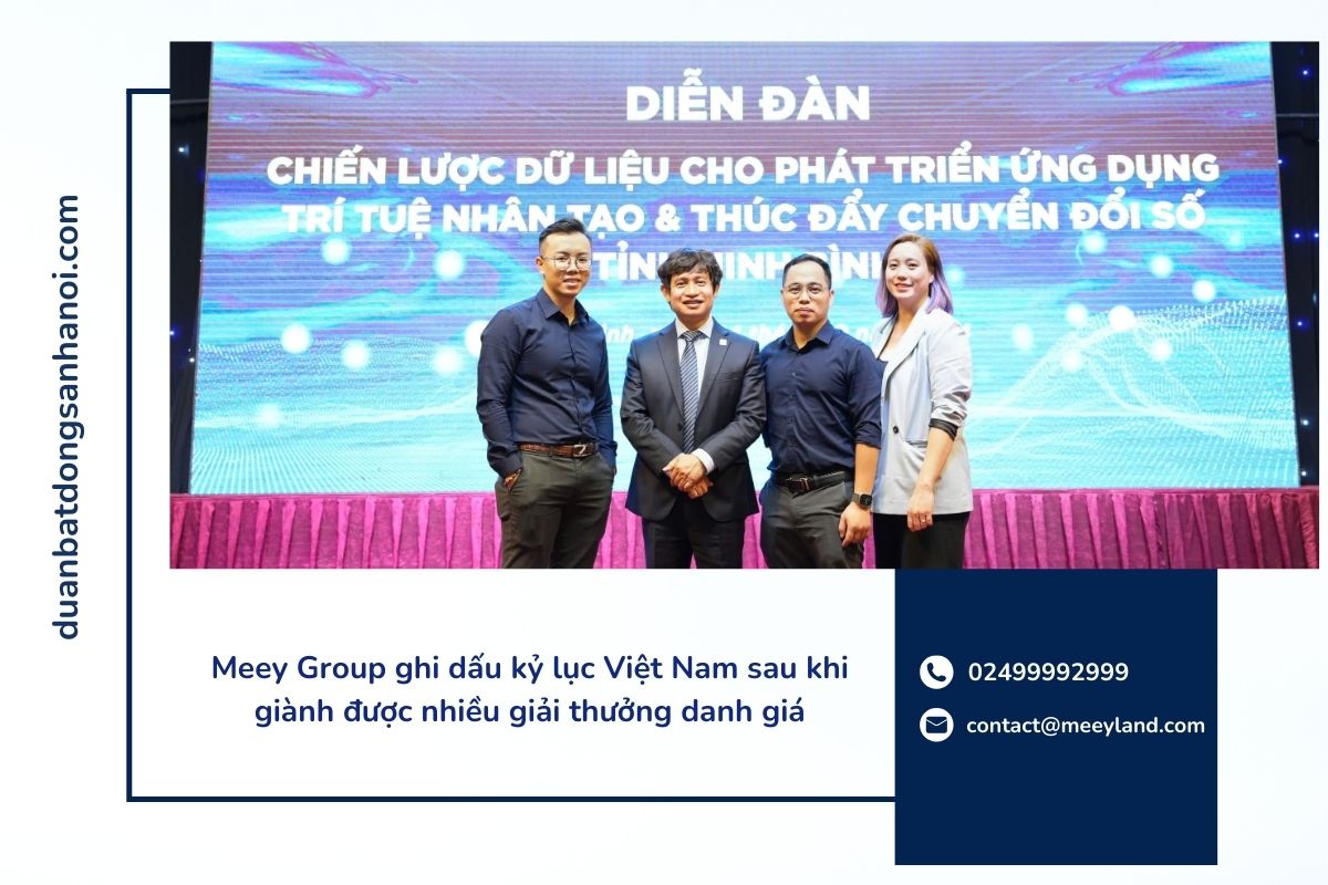 Meey Group ghi dấu kỷ lục Việt Nam sau khi giành được nhiều giải thưởng danh giá