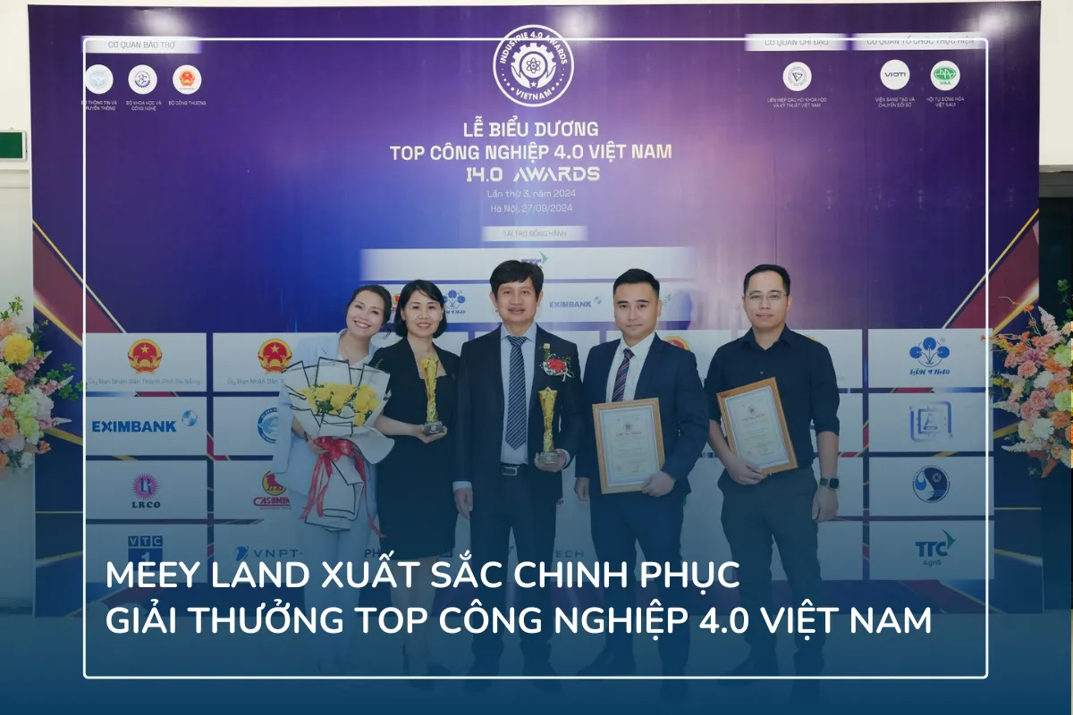 Meey Group xuất sắc chinh phục giải thưởng Top công nghiệp 4.0 Việt Nam