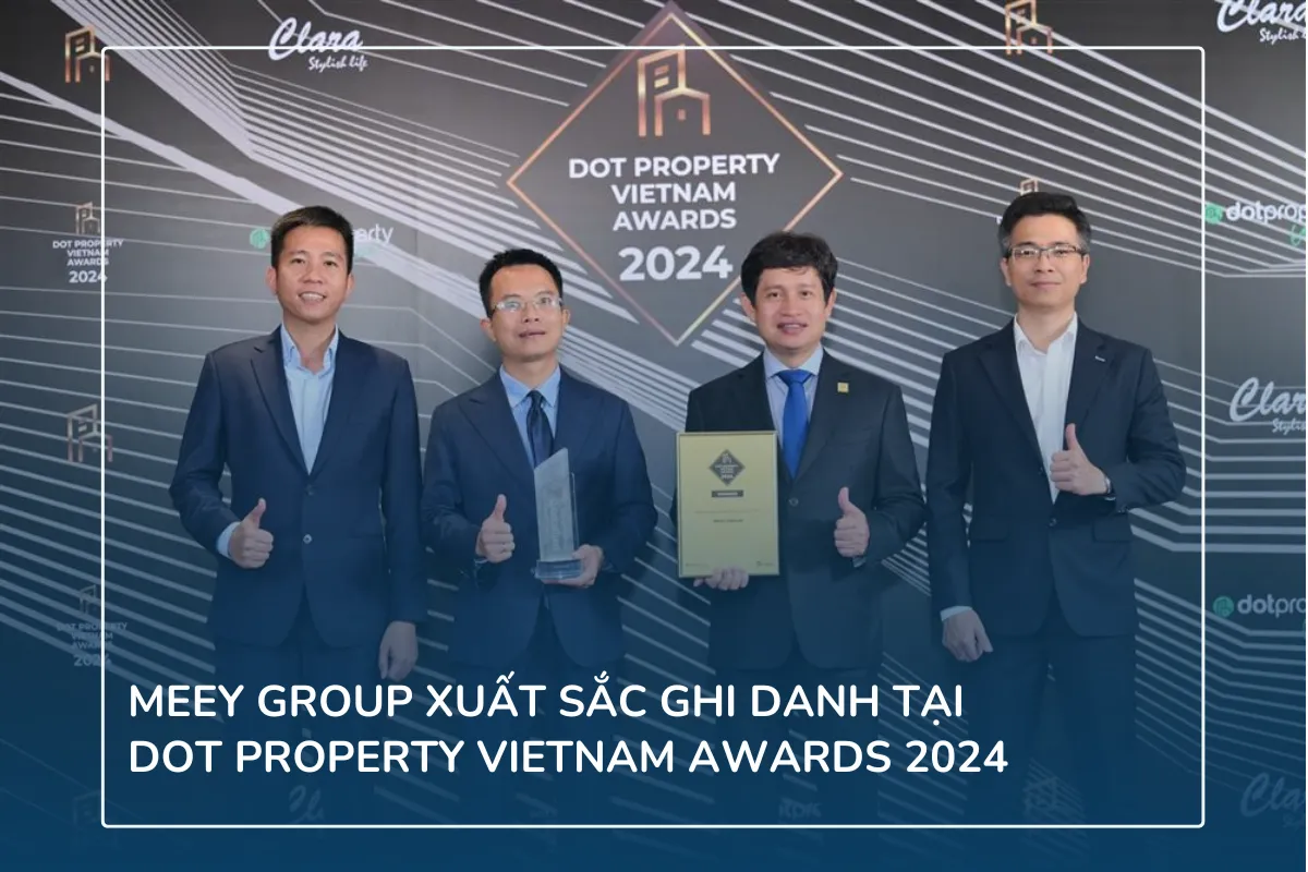 Meey Group xuất sắc ghi danh tại Dot Property Vietnam Awards 2024